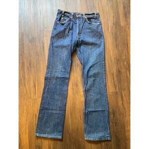 Vintage Levi's Men's 517 Denim Blue Jeans Size 33x34 Orange Tag MADE IN USA